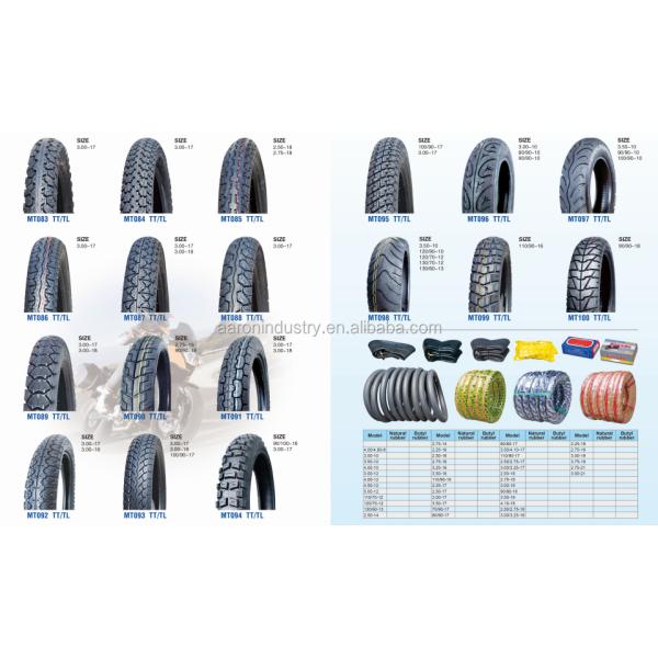 6pr/8pr Ply Rating OEM Acceptable Motorcycle Tire and Tube for Riding Experience