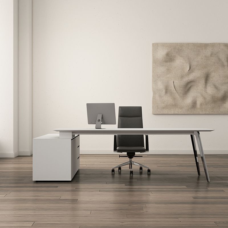 ODM Executive Standing Desk L Shaped Executive Desk With Drawers