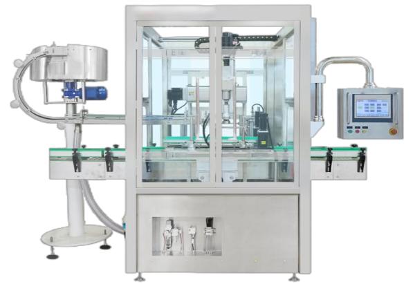 Tracking Type Rotary Capping Machine Horizontal Spin Capping Machine