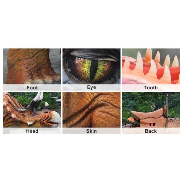 Езды динозавра парка атракционов Аниматроник идя для детей и взрослых