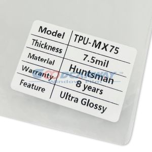 Противожелтеющая пленка для автомобилей с самовосстанавливающимся PPF 7,5 миллиметра 8 лет гарантии