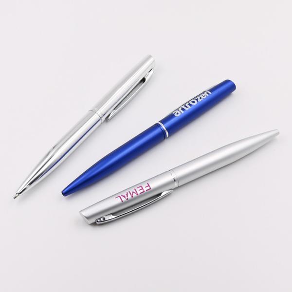 Business Gift Classic Twist Aluminum Ball Pen Promotion Ballpoint Pen School Office