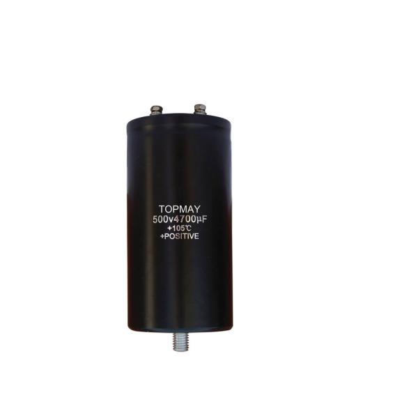 Aluminum 450V Screw Terminal Capacitor 4700uF Electrolytic 85℃ 2000Hrs For Inverters