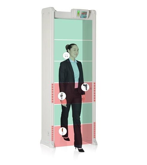 PC Connect Walk Through Scanner Intelligent Partition 400 Sensitivity Each Detection Zone