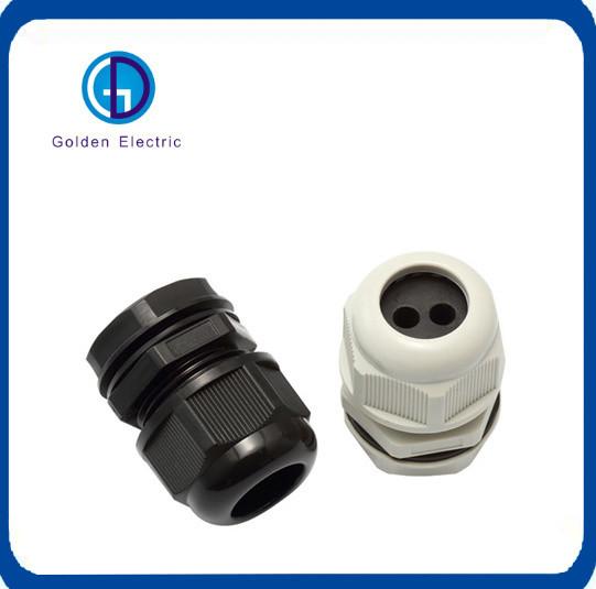 Greaseproof 3 Holes Nylon Cable Gland Thread Type With Different Sizes