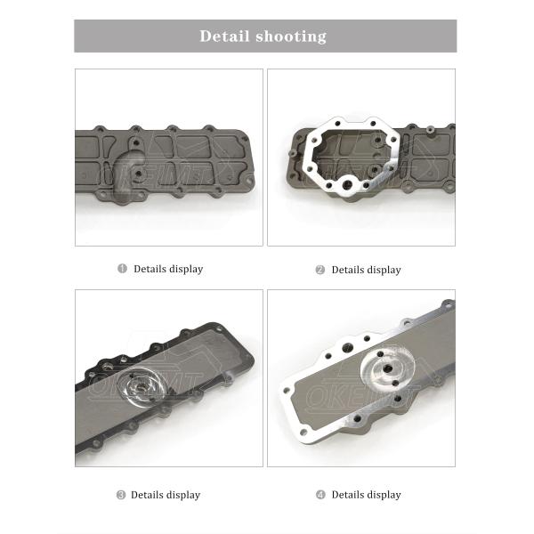 125-2971 Diesel Engine Parts Cooler Cover For CATE S6K E320B