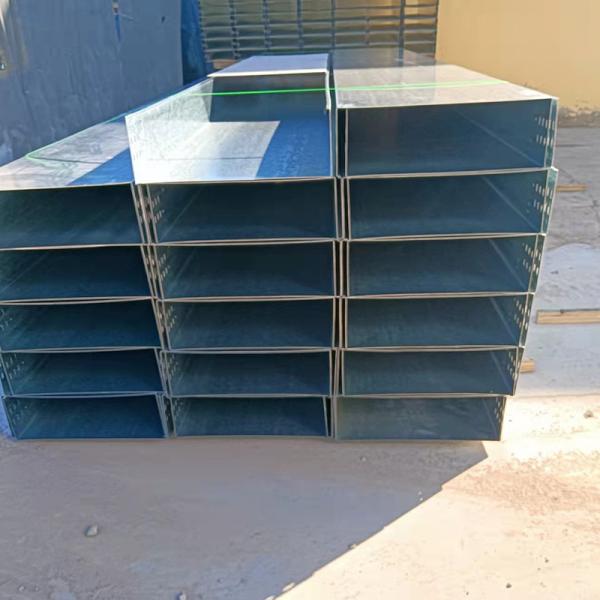 Easy And Fast Installation Hot Dip Galvanized Cable Tray Non Flammable Wall mounted Floor mounted