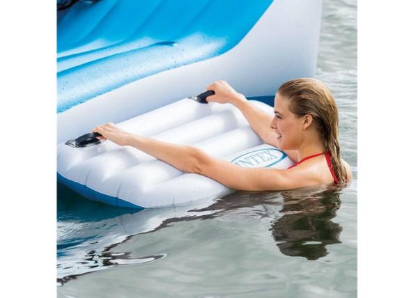 Adults Giant Inflatable Island 7 People Pool Comfortable Floating Lounge