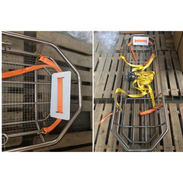 Adjustable Flexible Stainless Steel 350kg Rescue Basket Stretcher