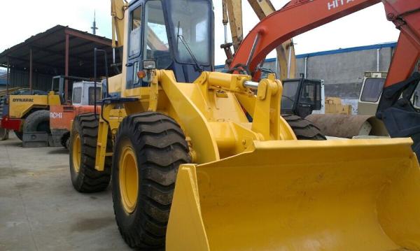 Used Komatsu WA300 Cheap Japanese Wheel Loader , Secondhand 3 ton 5 ton Wheel Loader