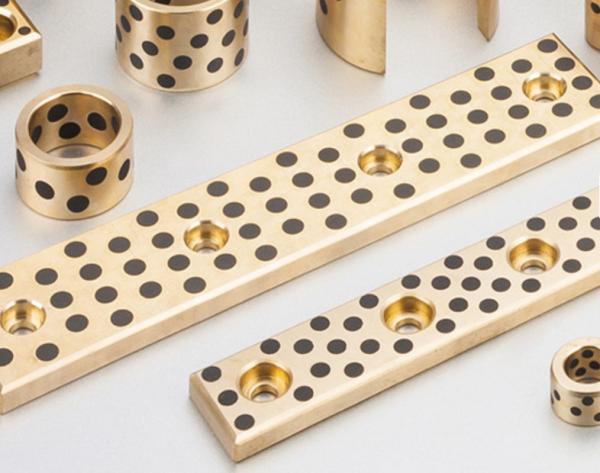 Extra Heavy Duty, High Strength Alloy Cast Bronze Inch Bearings With Embedded Solid Lubricant Bronze Bushing