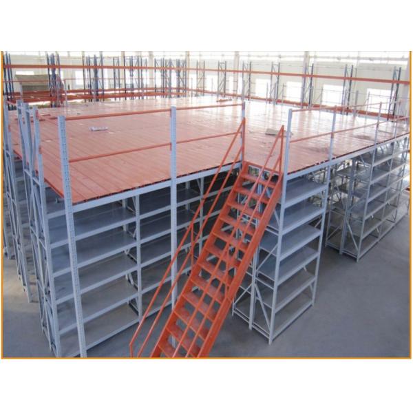 Mezanino de acero estructural de varios niveles, plataformas de almacenamiento con soporte de bastidores Mezanino