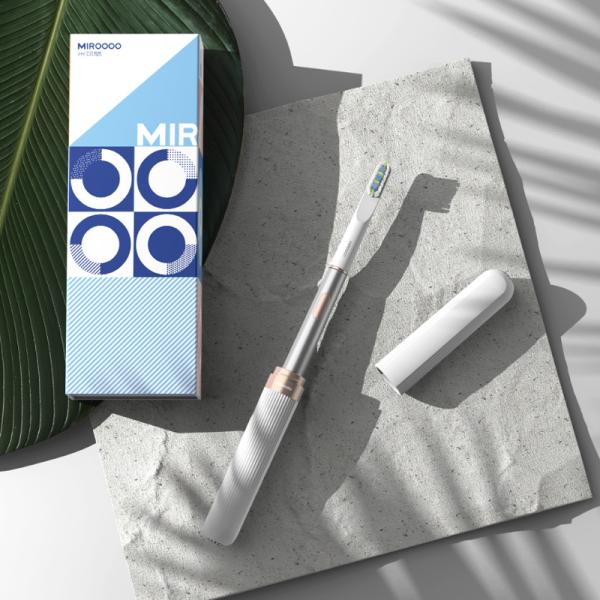 Rechargeable Battery Oral Care Toothbrush, Rotating Brush Head Design Oral Care Electric Toothbrush with Timer