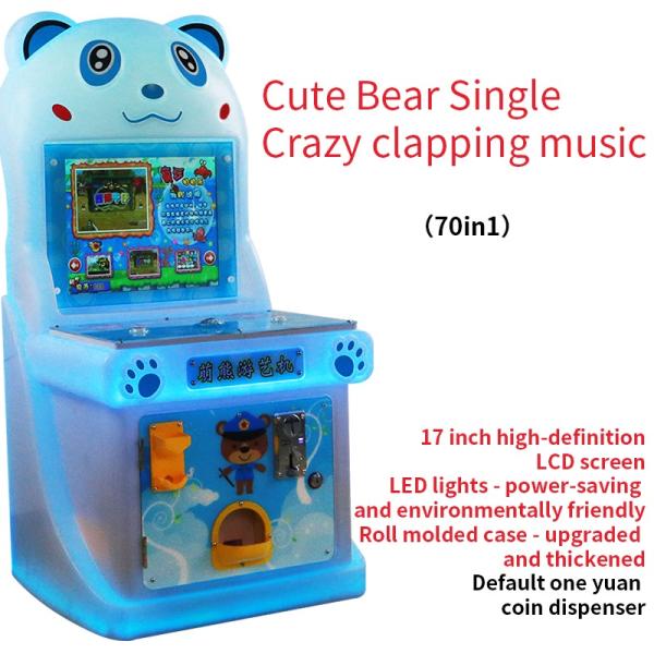 Single-player Mini Arcade Video Game Tabletop Coin-operated Game Machine