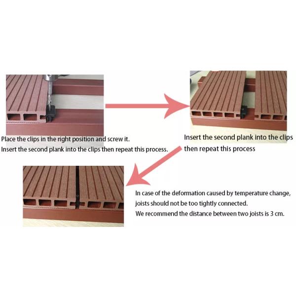 100% водонепроницаемая наружная земляная облицовка бассейн пол садовый пол композитная палуба наружная