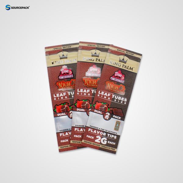 Silver Stamping Custom Cigar Packaging with Clear Window and 80-150mic Thickness