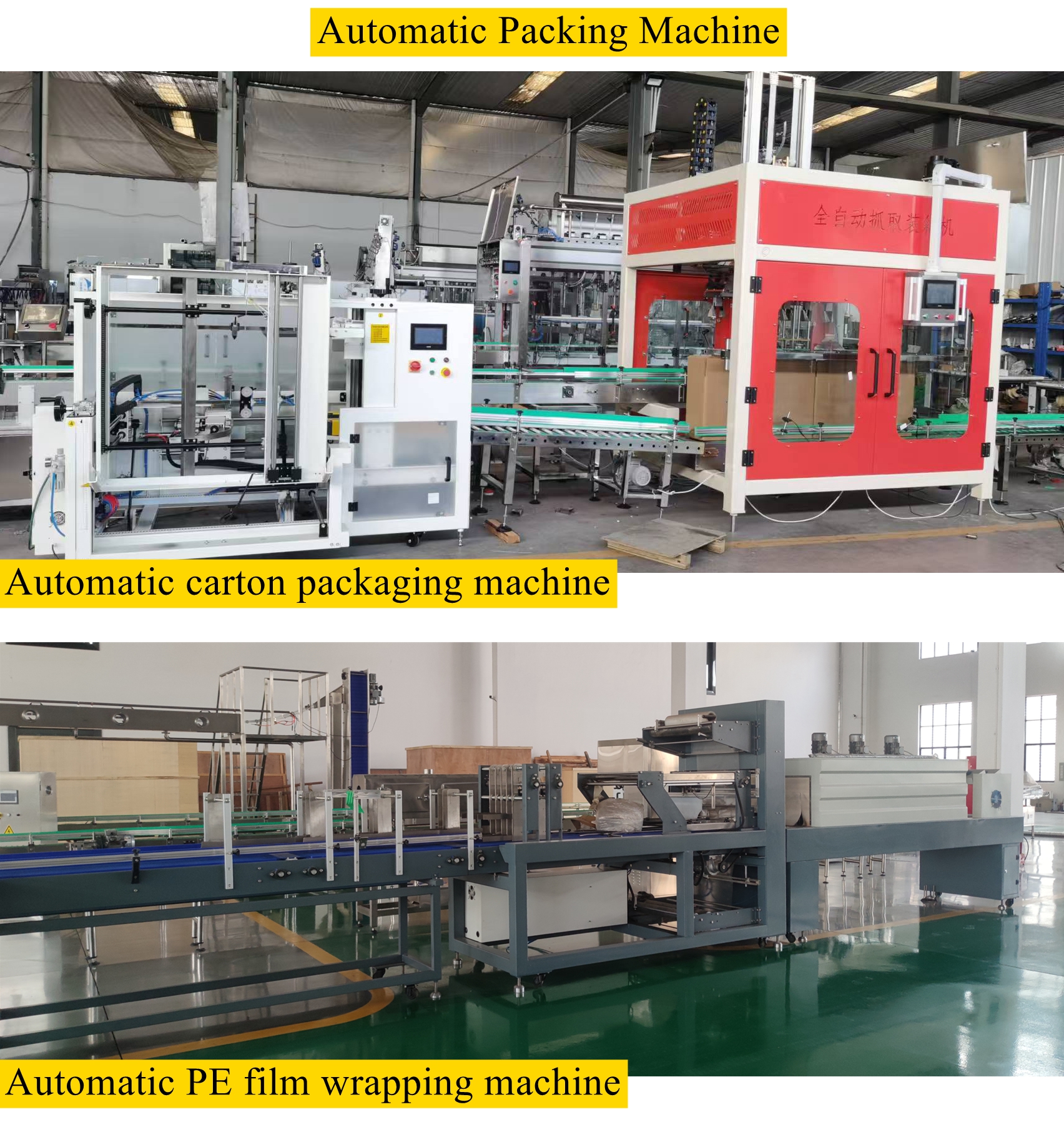 Automatic PET Bottle Rinsing, Filling & Capping Integrated Machine, equipped with bottle blowing system, case packer or film wrapping machine