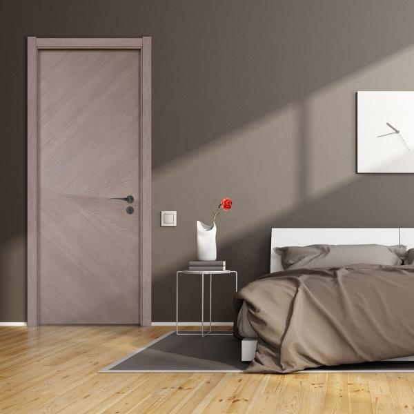 Crackproof Interior Solid Wood Flush Door Architrave 70mm Width For Office