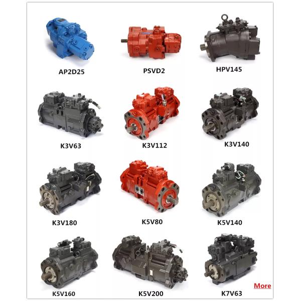 HPV75 Excavator Hydraulic Parts Repair Kits For PC60-7 PC75UU