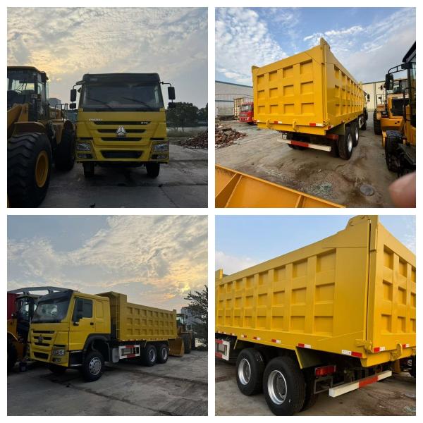 Used HOWO375 Dump Truck 6x4 35T Capacity 375HP 2020 Model