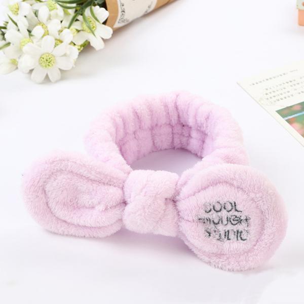 Adjustable Elastic Hair Band Ties Facial Makeup Headbands Facial Cosmetic Bow Knot