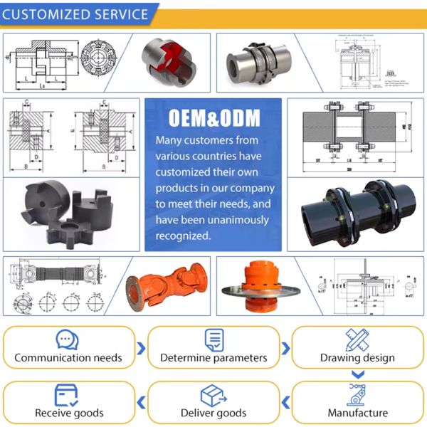 High-Strength Drum Gear Coupling with Non-Standard Customization and CNC Machining for Heavy Machinery