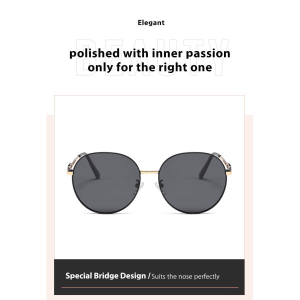 La ronda al aire libre de la protección solar polarizó el marco metálico ultravioleta de 400 gafas de sol