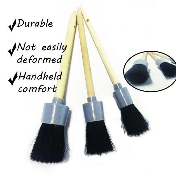 OEM Scratch Free Auto Detailing Brushes Interior Leather Trim Wheels