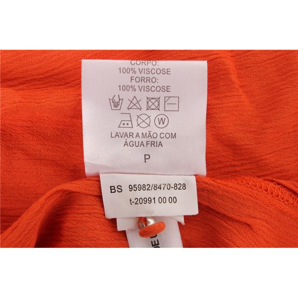 Longline Ladies Dress Clothing 100% Viscose Red Camisole Dress