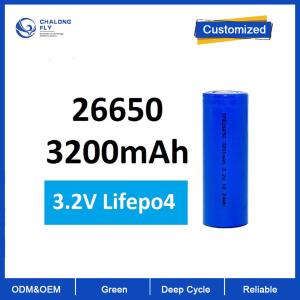 26650リチウム イオン電池の細胞3.2V 3200mAh Lifepo4
