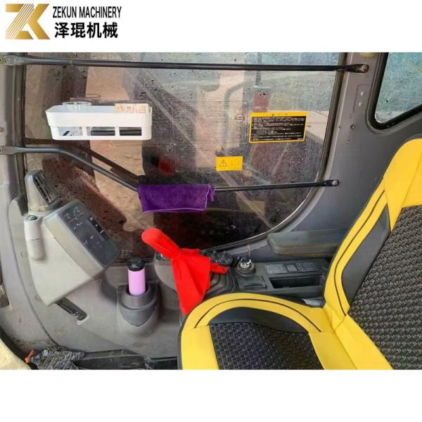 Japão Original 12ton Hitachi 120 Excavator de borracha pista com Isuzu alternador 120 Amp