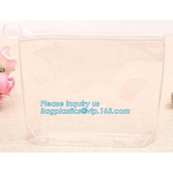 vinyl toiletry zipper bag pvc slider bag, Zipper Sliders Zip Lock Vinyl PVC Bags, Slider k Storage Makeup Pouch Co
