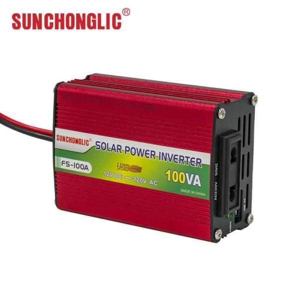 100VA Modified Sine Wave Inverter 12V to 220V Car Power Inverter for Home and Vehicle Use