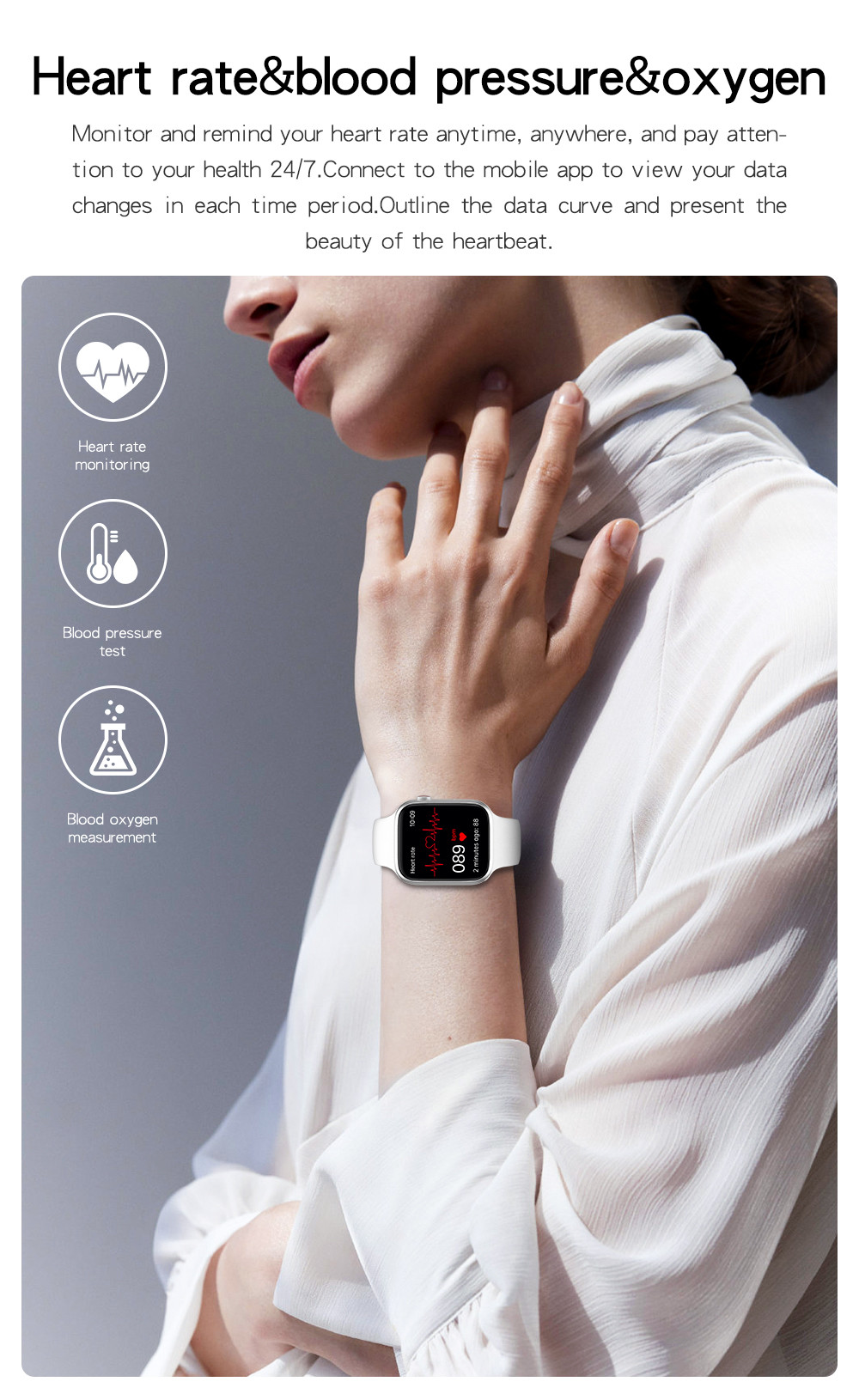 часы Android5.0 ECG IWO W78 фитнеса звонка шкалы 170mAh перезаряжаемые