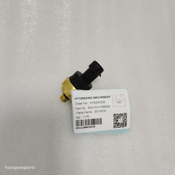 Hyunsang Spare Parts Good-quality Hydraulic Oil Pressure Switch 6674316