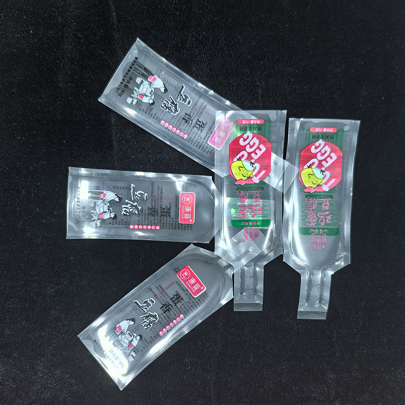 100g 160g Vending Machine Ready Soft Tofu Tube Bag Clear PE Printed Pouch