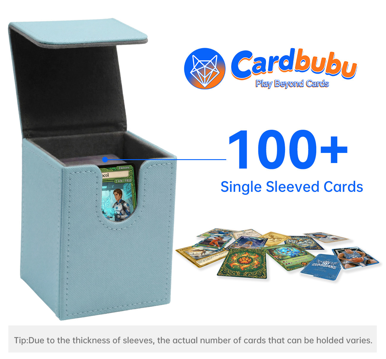 PU Leather TCG Deck Box Stylish Playing Card Case For Magic: The Gathering
