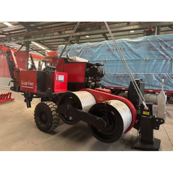 SA-YQ180 Diesel Hydraulic Puller with 180kN Maximum Pulling Force, Advanced Hydraulic System, and High-Efficiency Diesel Engine for Power Line Construction