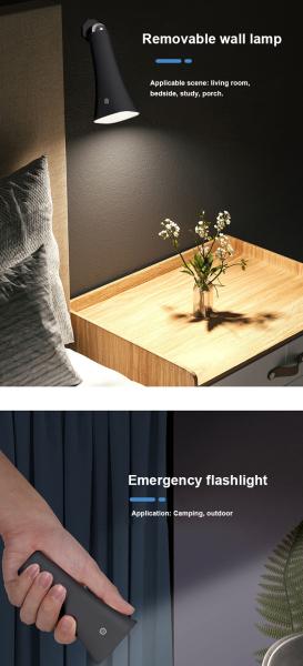 4000k Multifunction LED Touch Magnetic Desk Lamp Reading Clip Light For Outdoor and Indoor