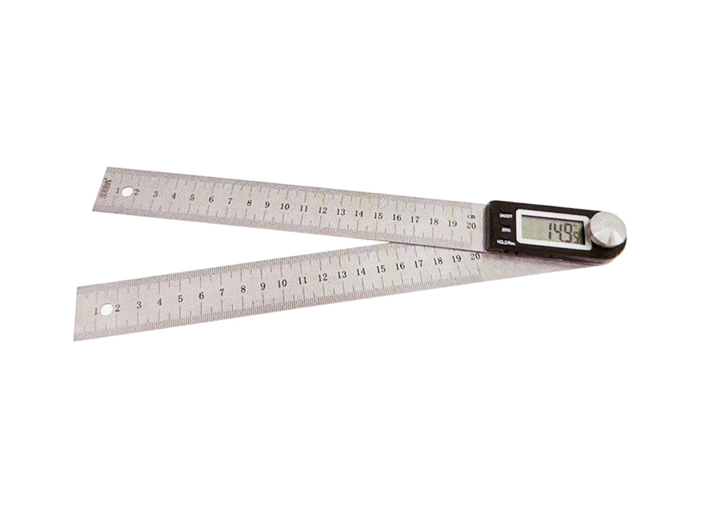 0-360° Electronic Digital Protractor with 0.05° Resolution ±0.2° Accuracy 200mm Blades Optional