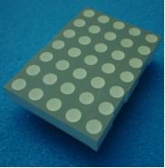 Grey Surface LED Dot Matrix Display With White Red Blue Color OEM ODM