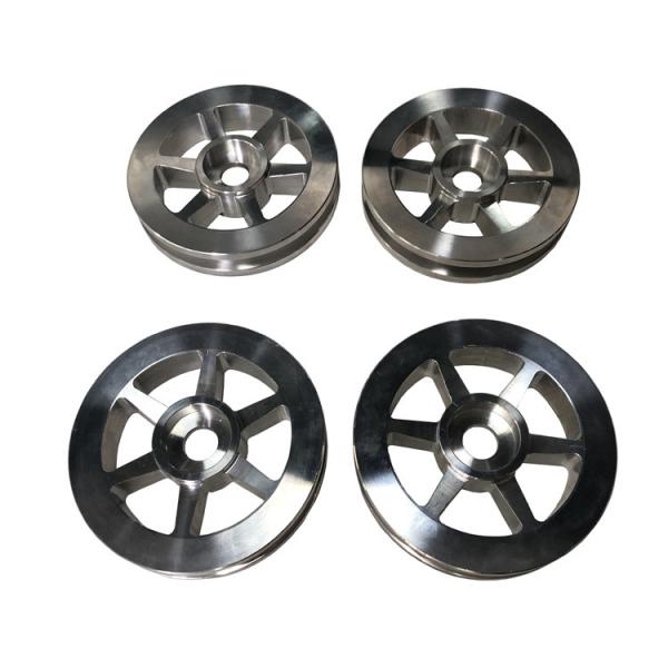 Polishing Machined Aluminum Wheels Turning Aluminum Cnc Machining Parts Service Factory