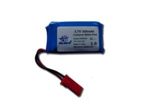 Lithium Polymer Battery Pack 3.7V 300mAh For Wireless Headphone