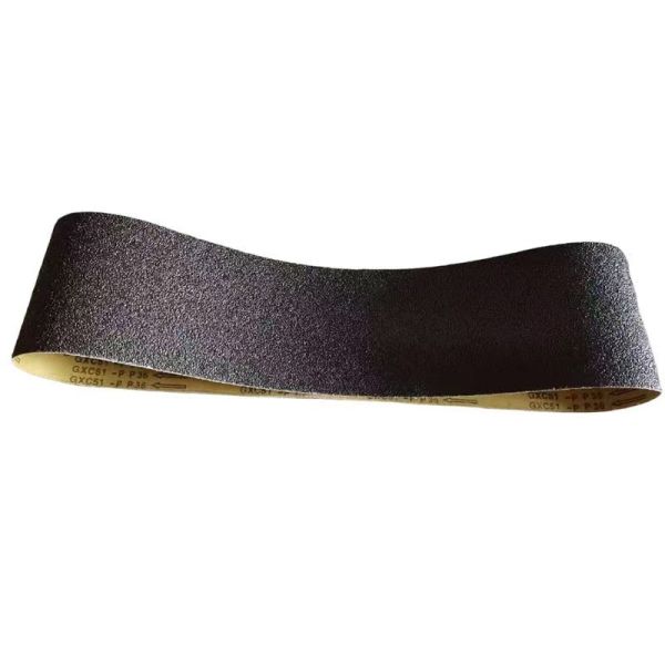 SHARPNESS GXC51-P 610mm x 100mm Silicon Carbide Sanding Belt for Steel with 40-800 Grit Range