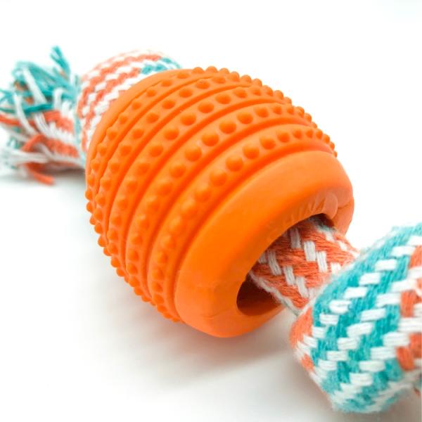 Double Knot Cotton Washable Rope Ball Dog Toy Durable Rope Chew Toys 50g