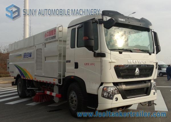HOWO 7M3 7000L / 5000L 5M3 Sanitation Truck Road Cleaning Truck 4X2