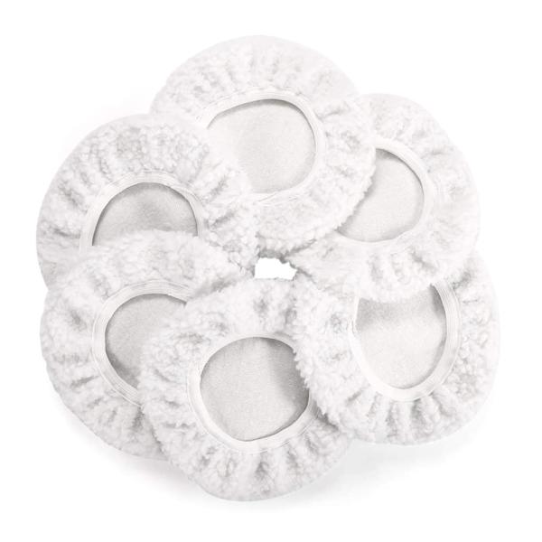 Customized White Car Polisher Bonnet Polishing Bonnet For Car Bodies