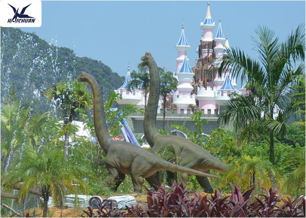 Amusement Facility Animatronic Life Size Garden Animals Moving Dinosaur Models