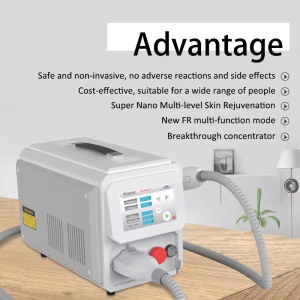 Picosecond Laser Tattoo Freckle Removal Machine For Skin Rejuvenation