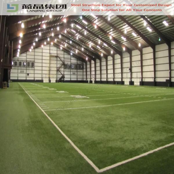 Large Sapce Prefabricated Light Steel Structure Commerical Sport Hall Building Warehouse Workshop Metal Warehouse